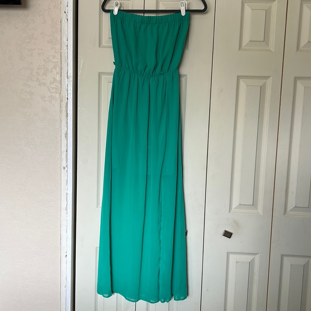 Forever 21 Teal Maxi Dress